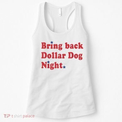 Bring Back Dollar Dog Night Stars Baseball Women's Tank Top