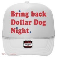 Bring Back Dollar Dog Night Stars Baseball Hat thumb 0