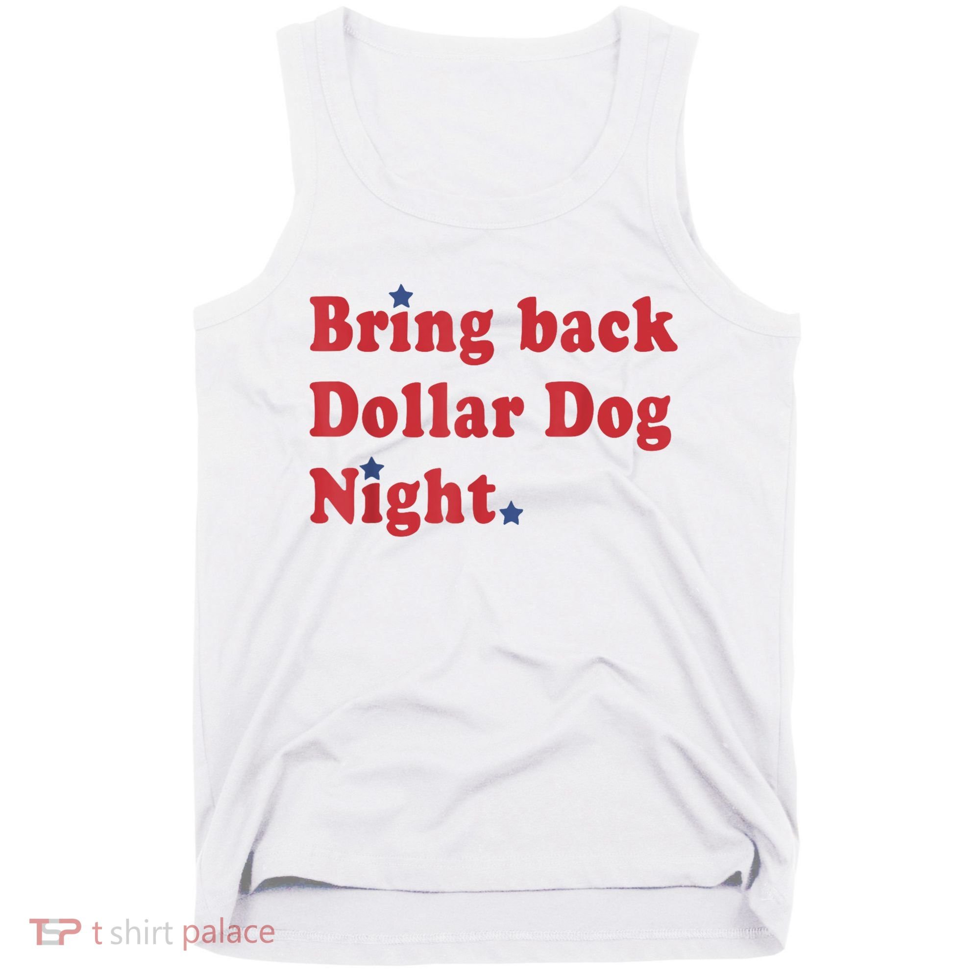 Bring Back Dollar Dog Night Stars Baseball Tank Top