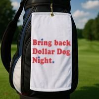 Bring Back Dollar Dog Night Stars Baseball Golf Towel thumb 2