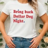 Bring Back Dollar Dog Night Stars Baseball Women's T-Shirt thumb 2