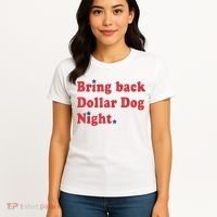 Bring Back Dollar Dog Night Stars Baseball Women's T-Shirt thumb 4