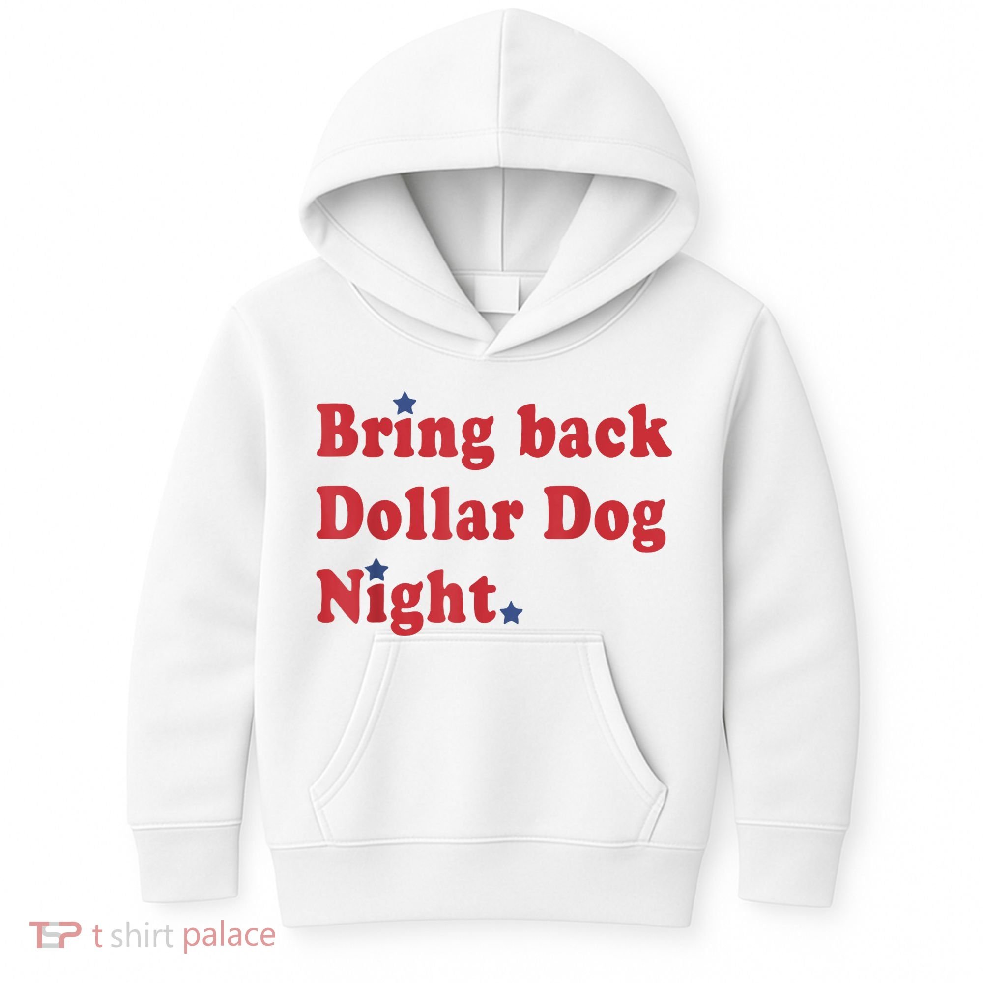 Bring Back Dollar Dog Night Stars Baseball Kids Hoodie