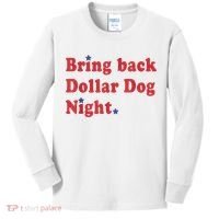 Bring Back Dollar Dog Night Stars Baseball Kids Long Sleeve Shirt thumb 0