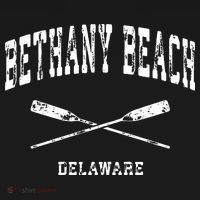 Bethany Beach Delaware Vintage Nautical Crossed Oars T-Shirt thumb 7