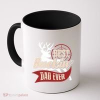 Best Buckin Dad Ever Hunting Gift Fathers Day Gift Idea Gift Coffee Mug thumb 0