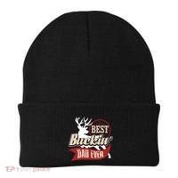 Best Buckin Dad Ever Hunting Gift Fathers Day Gift Idea Gift Beanie thumb 0