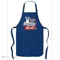 Best Buckin Dad Ever Hunting Gift Fathers Day Gift Idea Gift Apron thumb 0