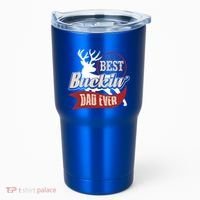 Best Buckin Dad Ever Hunting Gift Fathers Day Gift Idea Gift Tumbler thumb 0