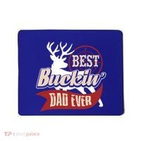 Best Buckin Dad Ever Hunting Gift Fathers Day Gift Idea Gift Mousepad thumb 0