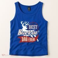 Best Buckin Dad Ever Hunting Gift Fathers Day Gift Idea Gift Tank Top thumb 2