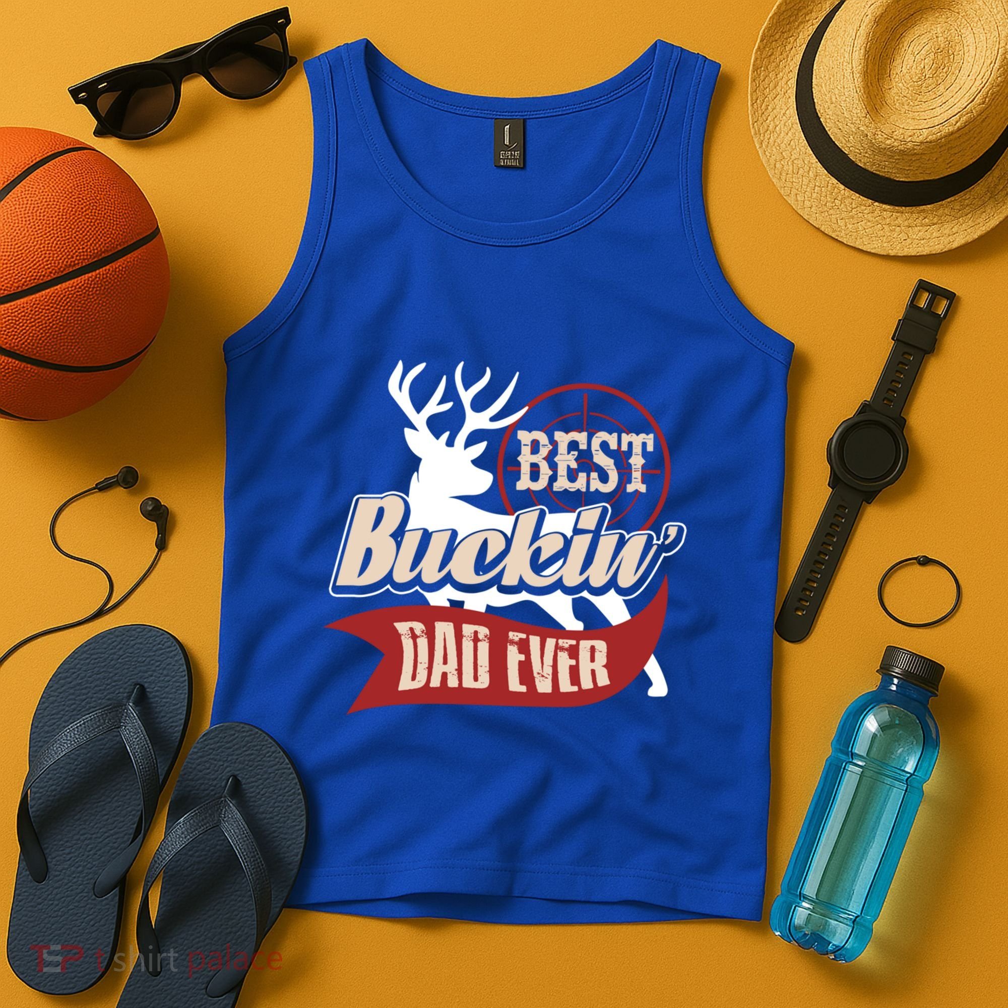 Best Buckin Dad Ever Hunting Gift Fathers Day Gift Idea Gift Tank Top
