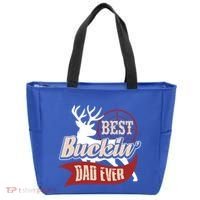 Best Buckin Dad Ever Hunting Gift Fathers Day Gift Idea Gift Tote Bag thumb 0