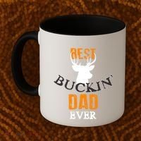 Best Buckin Dad Ever Gift Coffee Mug thumb 2