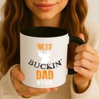 Best Buckin Dad Ever Gift Coffee Mug thumb 3