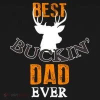 Best Buckin Dad Ever Gift Ornament thumb 1