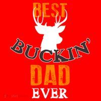 Best Buckin Dad Ever Gift Santa Hat thumb 1