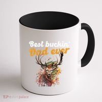 Best Buckin Dad Ever Gift Deer Hunters Gifgift Funny Gift Coffee Mug thumb 1