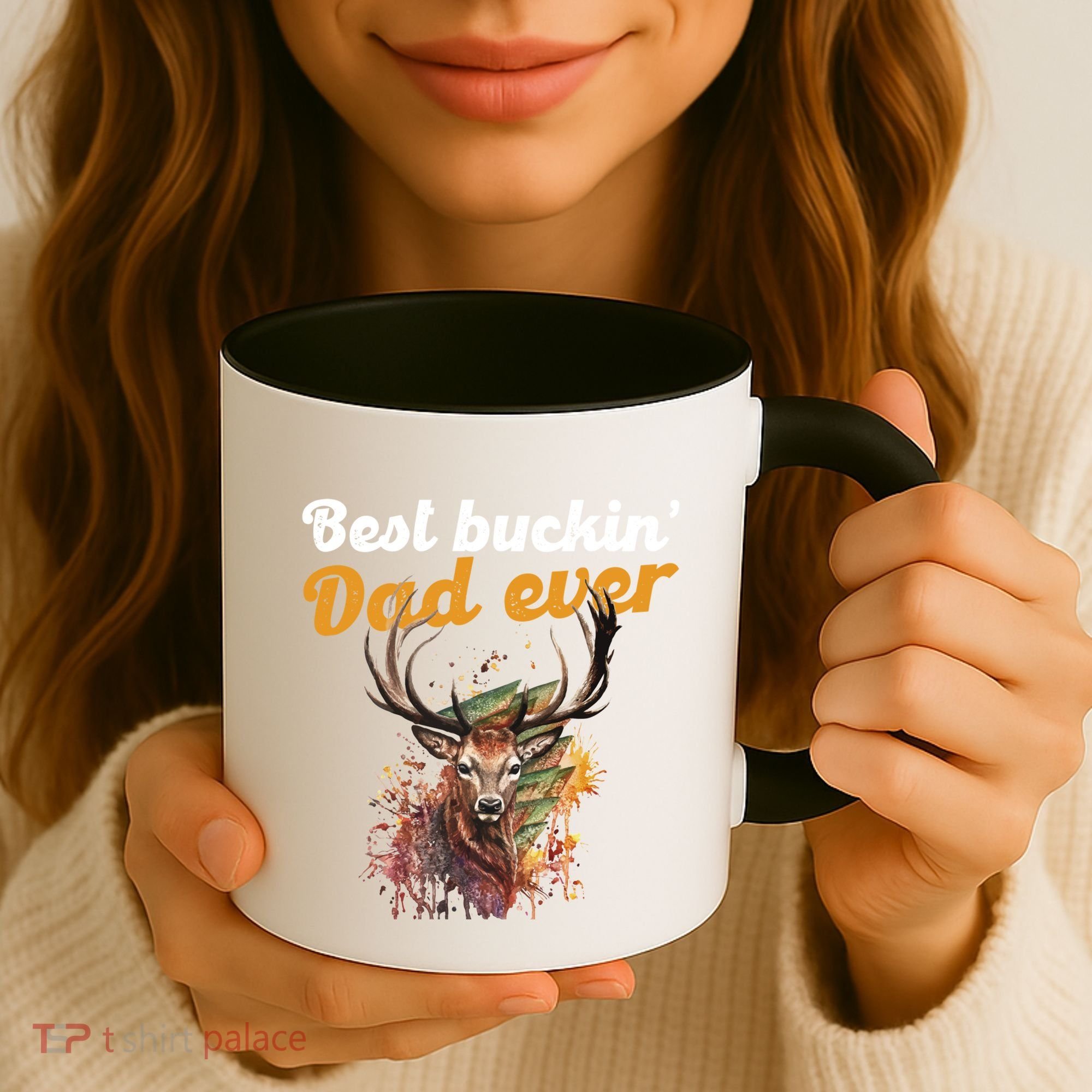 Best Buckin Dad Ever Gift Deer Hunters Gifgift Funny Gift Coffee Mug