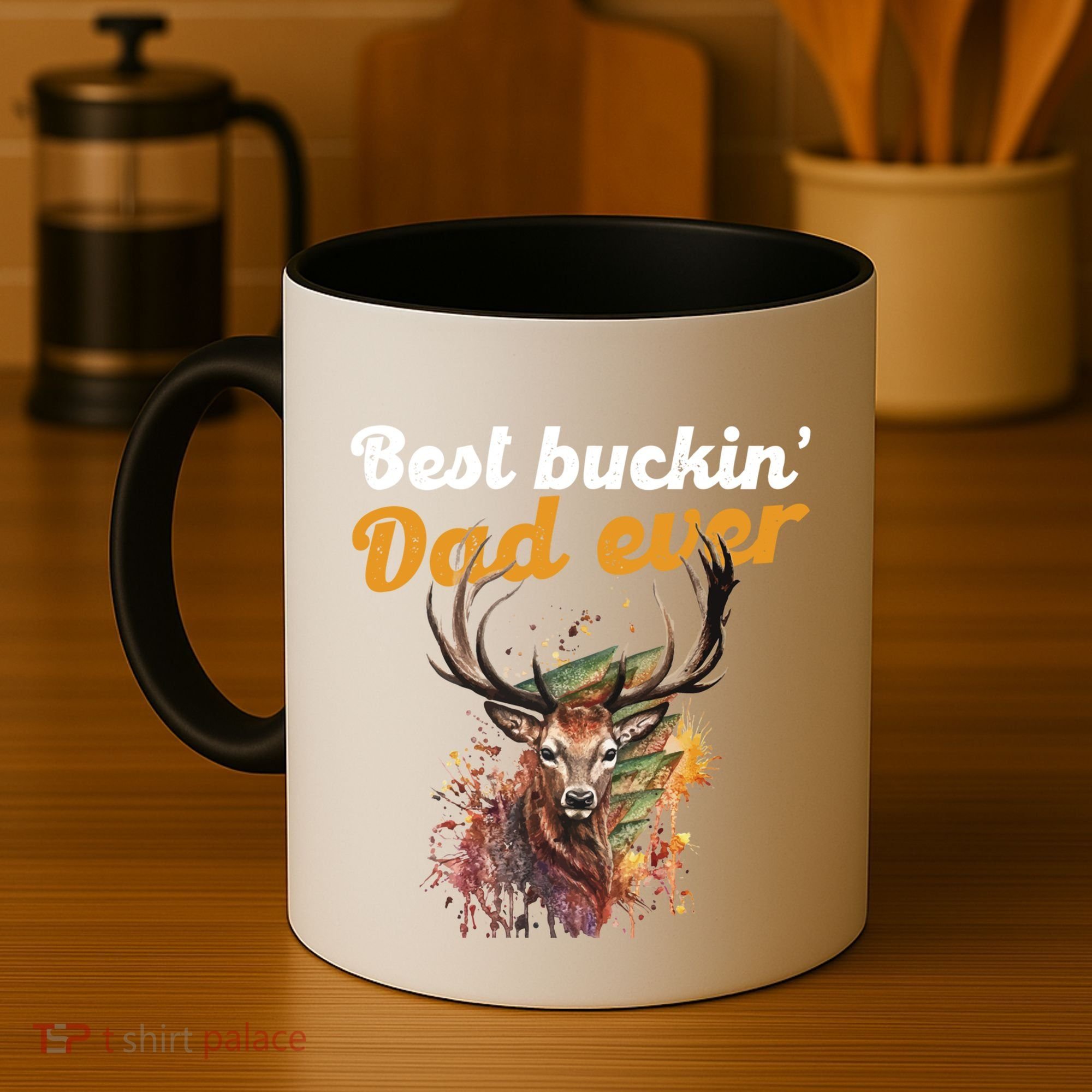 Best Buckin Dad Ever Gift Deer Hunters Gifgift Funny Gift Coffee Mug