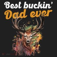Best Buckin Dad Ever Gift Deer Hunters Gifgift Funny Gift Beanie thumb 2