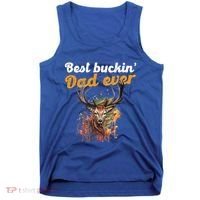 Best Buckin Dad Ever Gift Deer Hunters Gifgift Funny Gift Tank Top thumb 0