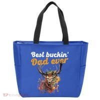 Best Buckin Dad Ever Gift Deer Hunters Gifgift Funny Gift Tote Bag thumb 0