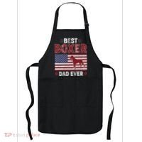 Best Boxer Dad Ever American Flag Dog Dad Apron thumb 0