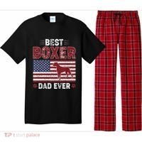 Best Boxer Dad Ever American Flag Dog Dad Pajama Set thumb 0