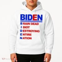 Biden Brain Dead Idiot Destroying Entire Nation Hoodie thumb 2