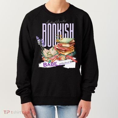 Bookish Babe Dark Romance Merch Funny Women's Sweatshirt