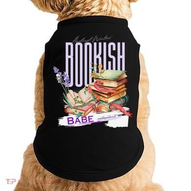 Bookish Babe Dark Romance Merch Funny Doggie Tank