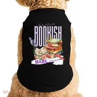 Bookish Babe Dark Romance Merch Funny Doggie Tank thumb 0