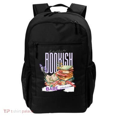 Bookish Babe Dark Romance Merch Funny Backpack