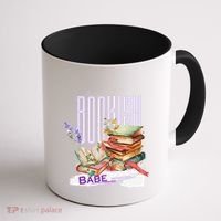 Bookish Babe Dark Romance Merch Funny Coffee Mug thumb 1