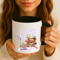 Bookish Babe Dark Romance Merch Funny Coffee Mug thumb 3