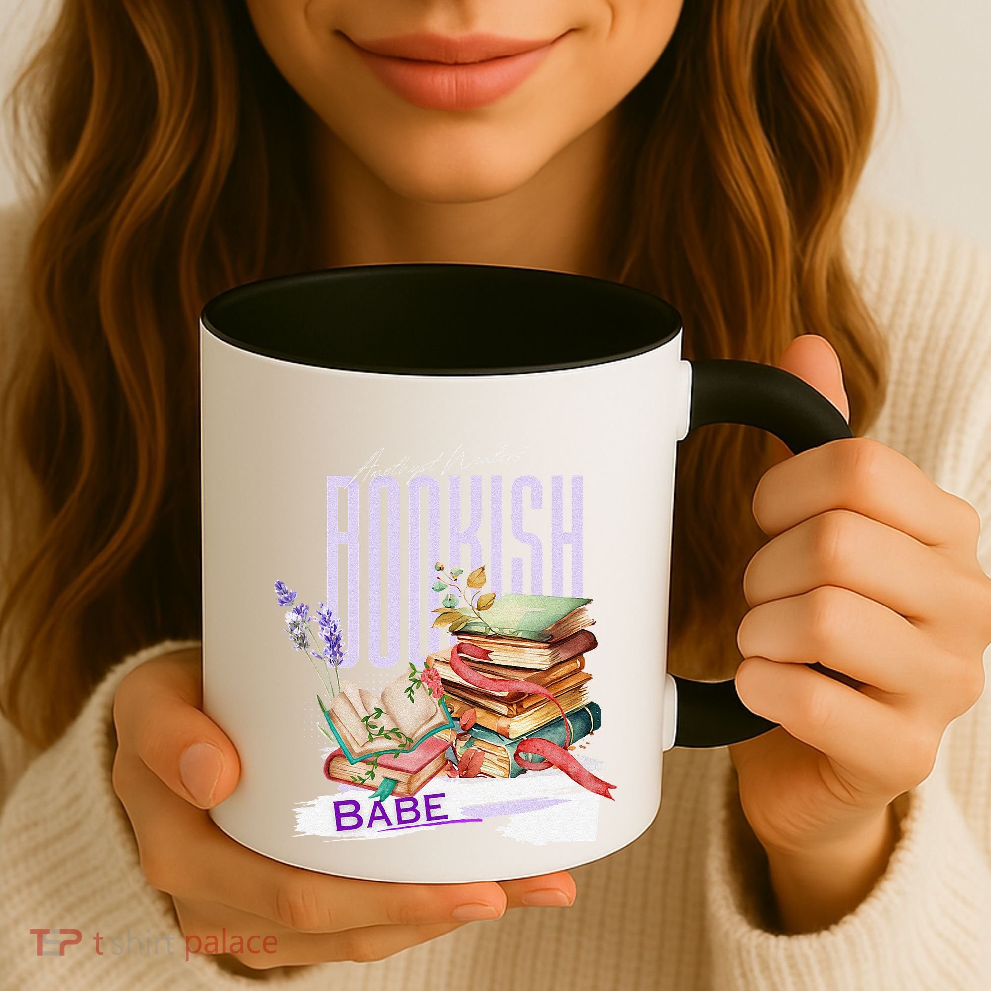 Bookish Babe Dark Romance Merch Funny Coffee Mug