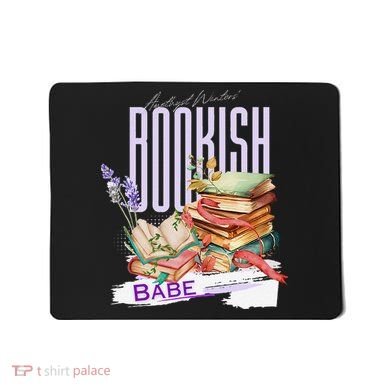 Bookish Babe Dark Romance Merch Funny Mousepad
