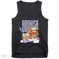 Bookish Babe Dark Romance Merch Funny Tank Top thumb 0