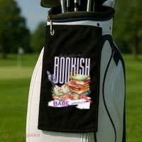 Bookish Babe Dark Romance Merch Funny Golf Towel thumb 2