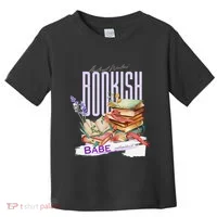 Bookish Babe Dark Romance Merch Funny Toddler T-Shirt thumb 0