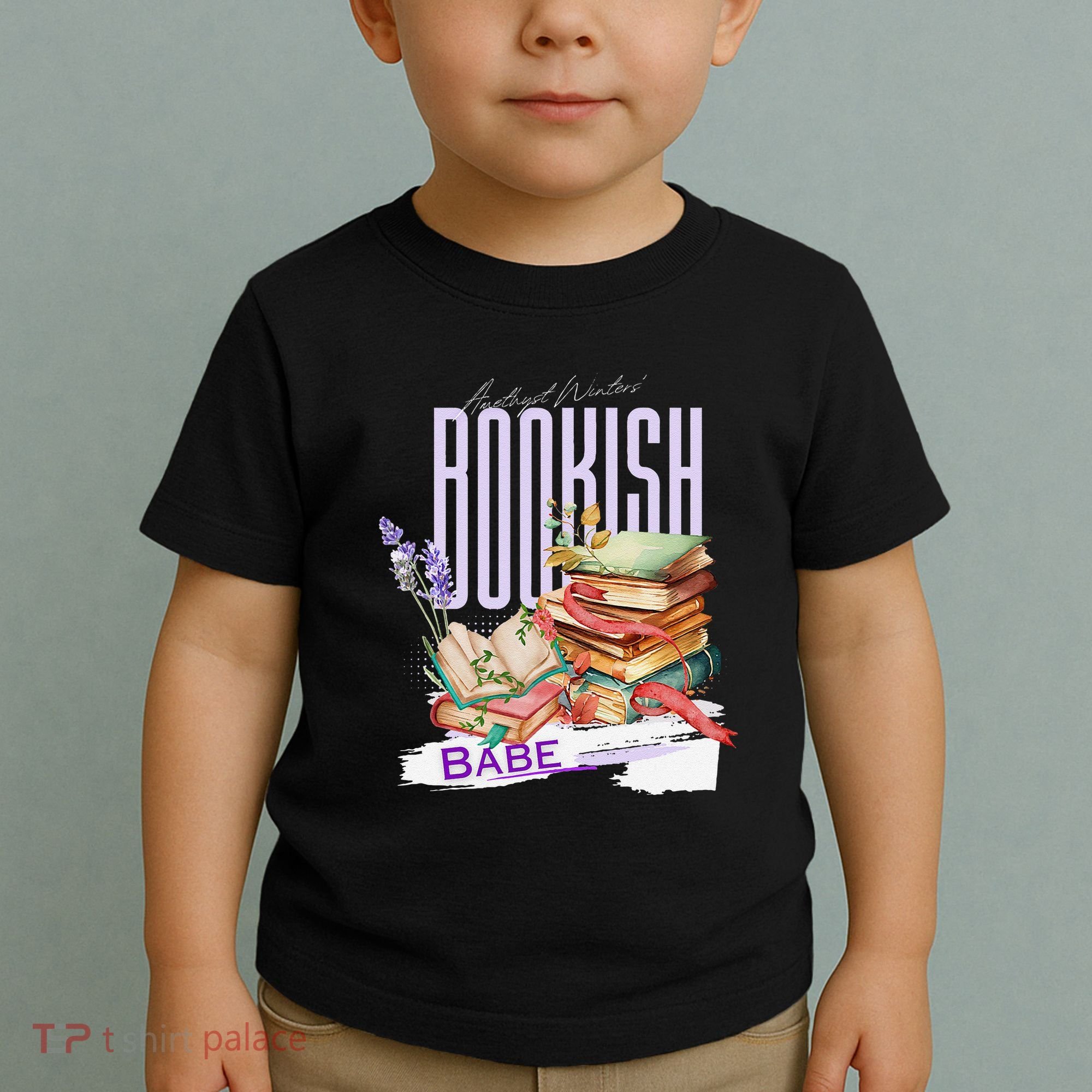 Bookish Babe Dark Romance Merch Funny Toddler T-Shirt