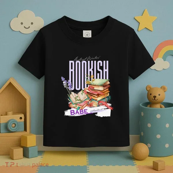 Bookish Babe Dark Romance Merch Funny Toddler T-Shirt