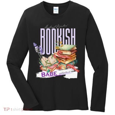 Bookish Babe Dark Romance Merch Funny Women's Long Sleeve Shirt