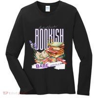 Bookish Babe Dark Romance Merch Funny Women's Long Sleeve Shirt thumb 0