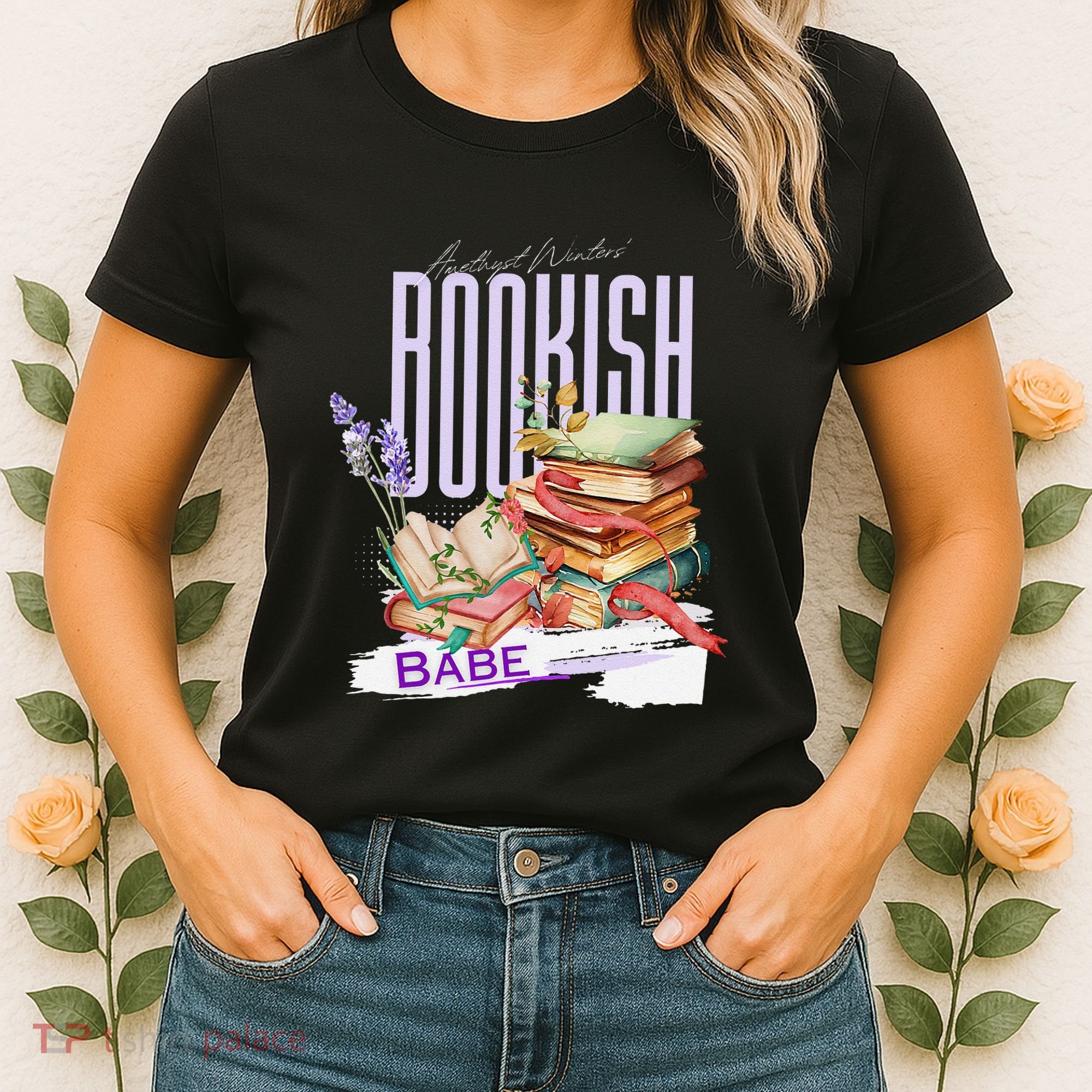 Bookish Babe Dark Romance Merch Funny Women's T-Shirt