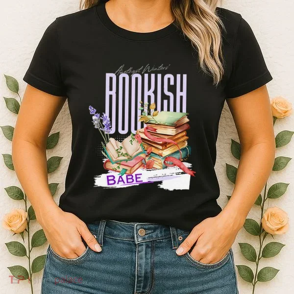 Bookish Babe Dark Romance Merch Funny Women's T-Shirt