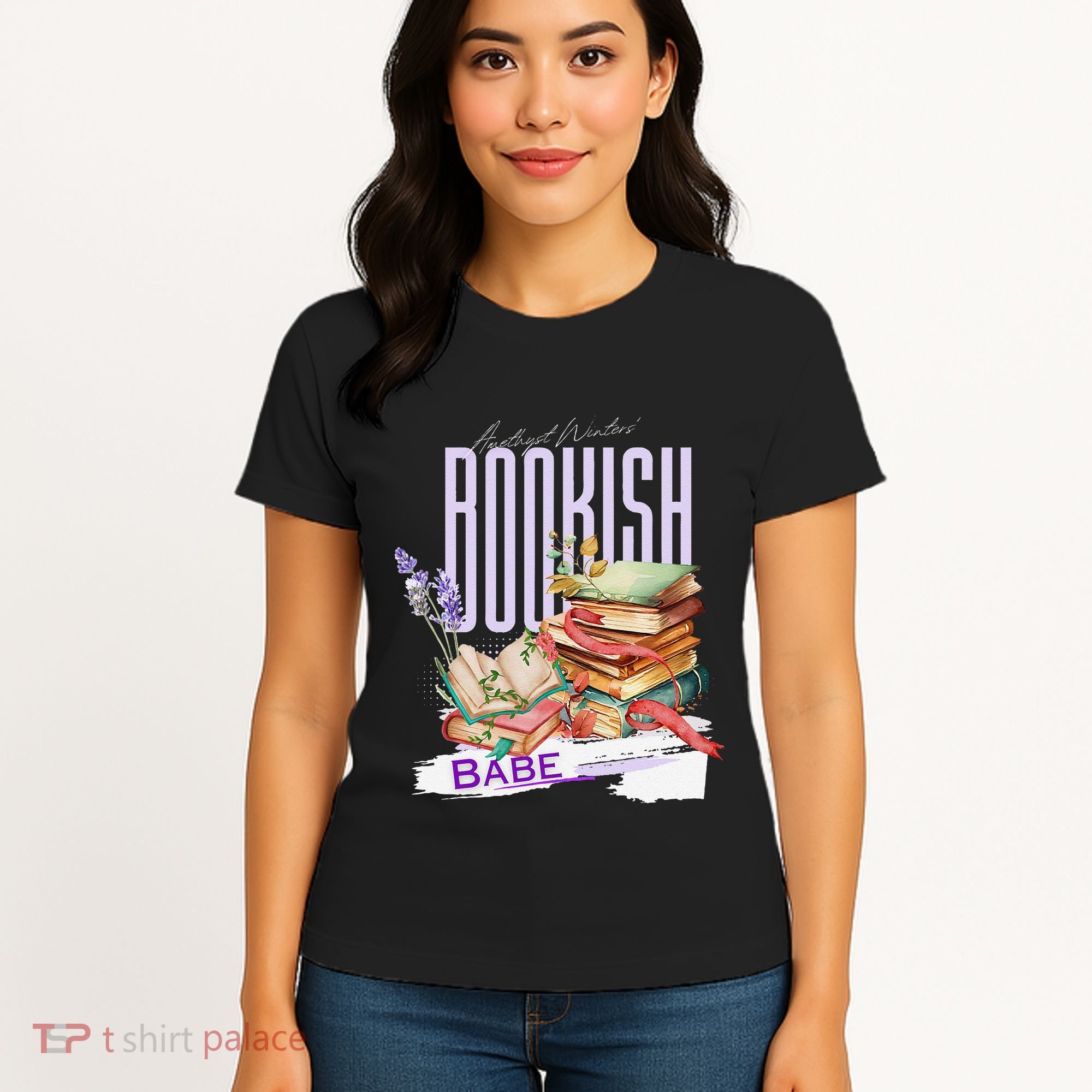 Bookish Babe Dark Romance Merch Funny Women's T-Shirt