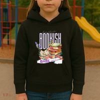 Bookish Babe Dark Romance Merch Funny Kids Hoodie thumb 3
