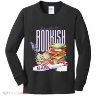 Bookish Babe Dark Romance Merch Funny Kids Long Sleeve Shirt thumb 0